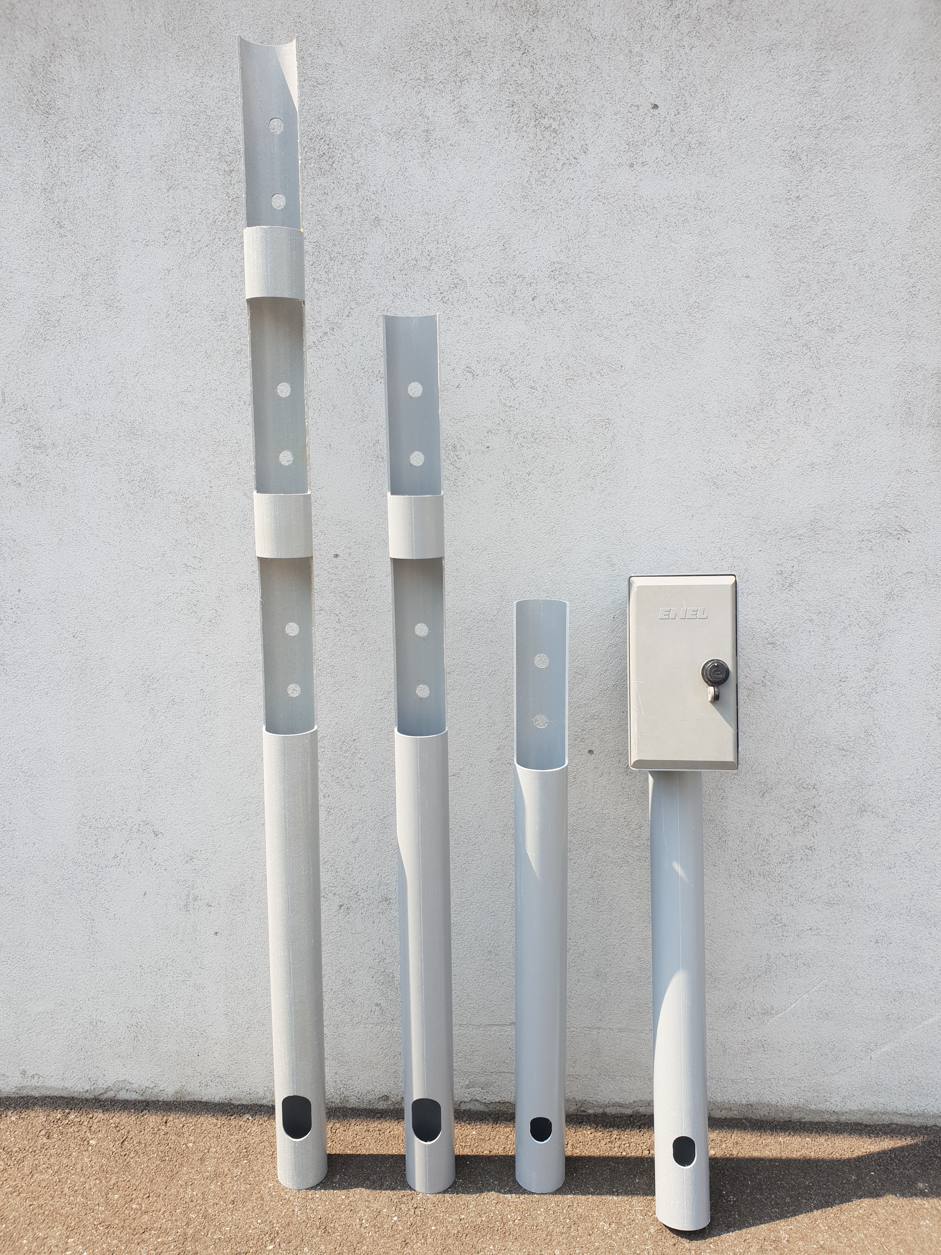 GFK-Pole für Elektro und Telekom Schränke