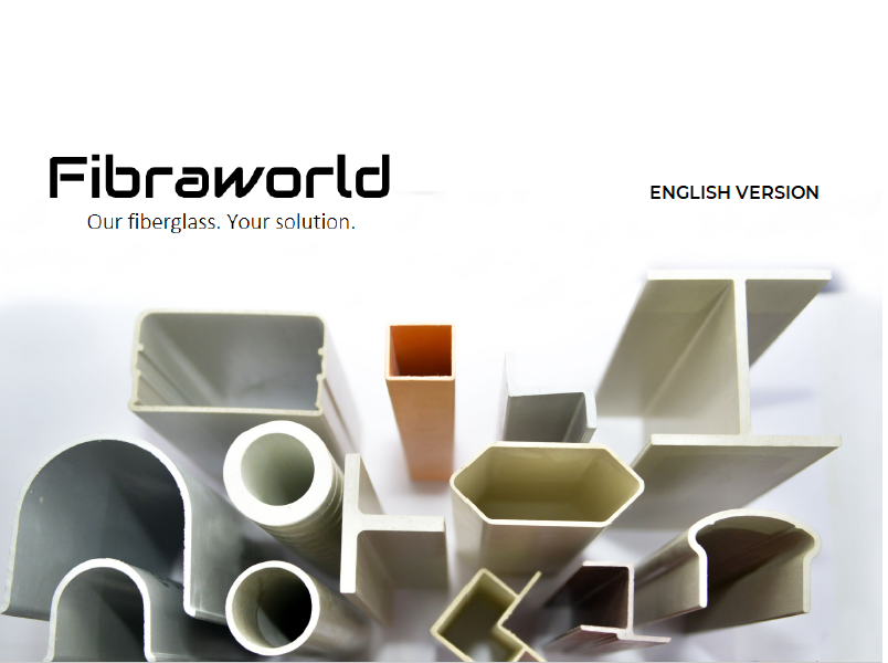 Fibraworld - Copertina Brochure Aziendale In Lingua Inglese