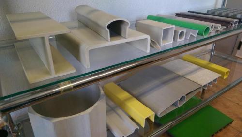 GRP Profiles on a shelf
